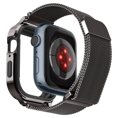 Spigen Metal Fit Pro, graphite - Apple Watch 9/8/7 45mm