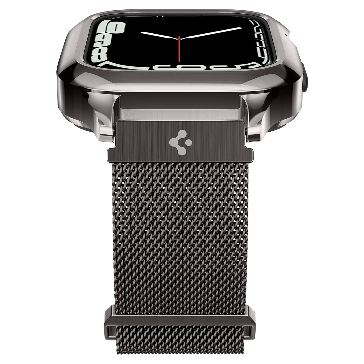 Spigen Metal Fit Pro, graphite - Apple Watch 9/8/7 45mm