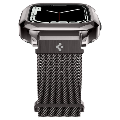 Spigen Metal Fit Pro, graphite - Apple Watch 9/8/7 45mm