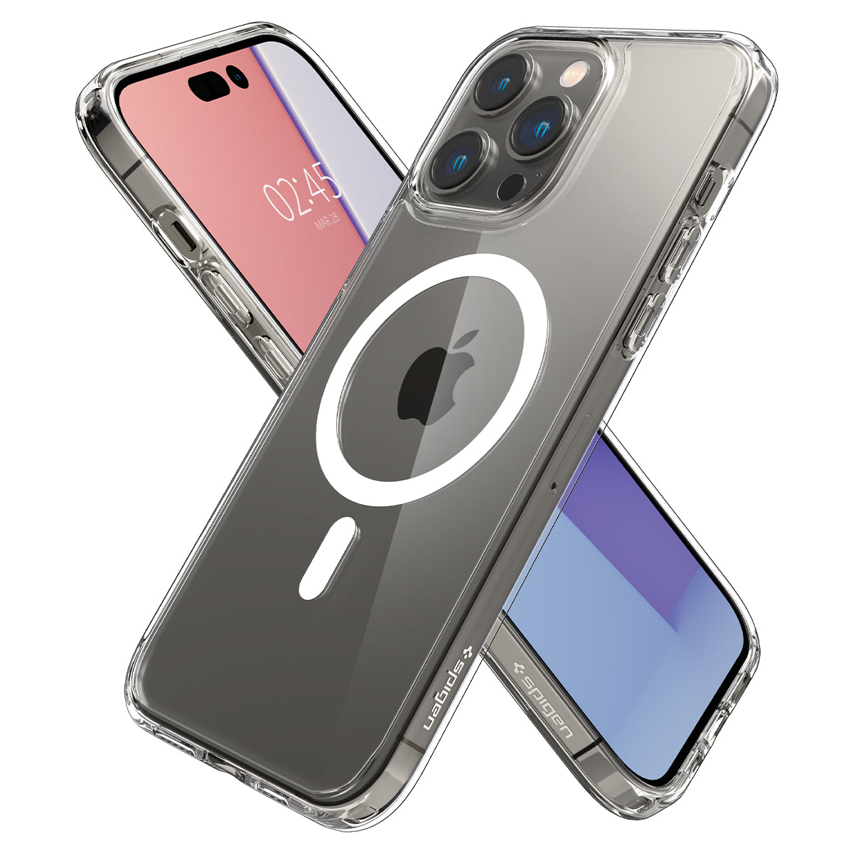 Spigen Crystal Hybrid MagSafe, white - iPhone 14 Pro