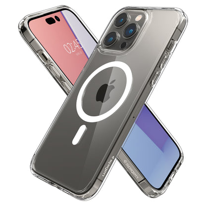 Spigen Crystal Hybrid MagSafe, white - iPhone 14 Pro