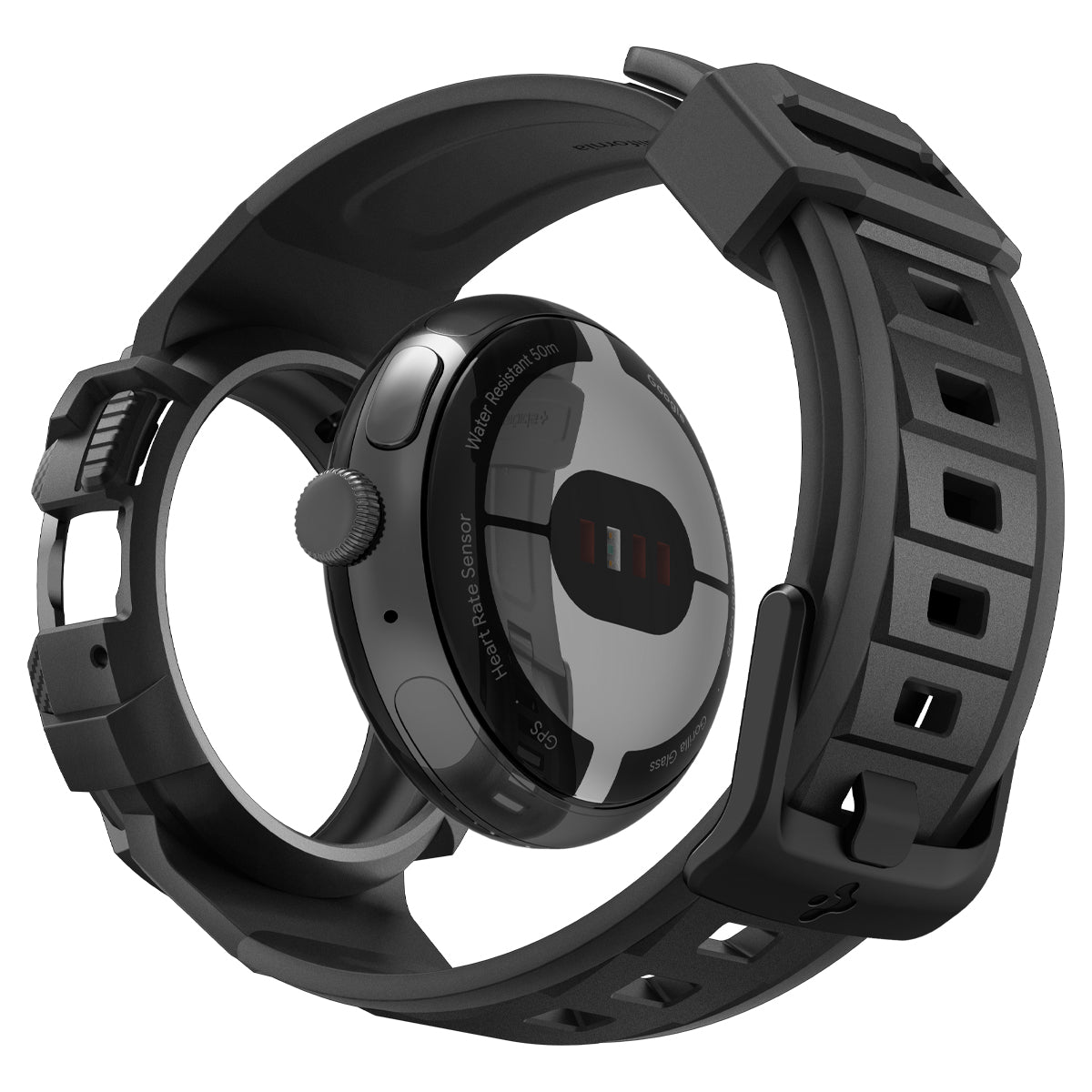 Spigen Rugged Armor Pro, black - Google Pixel Watch/Watch 2
