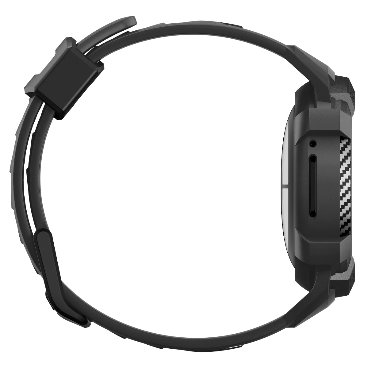 Spigen Rugged Armor Pro, black - Google Pixel Watch/Watch 2