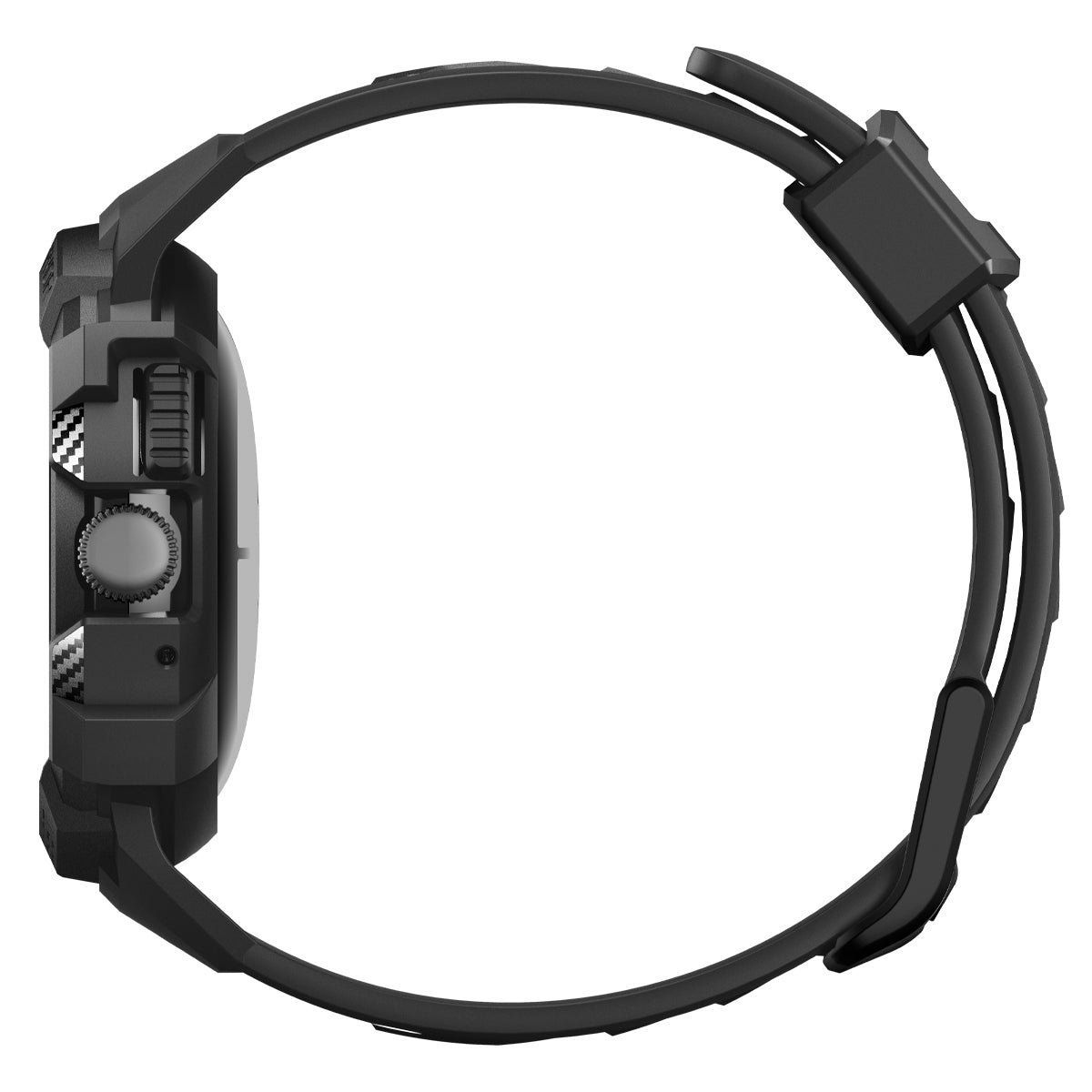 Spigen Rugged Armor Pro, black - Google Pixel Watch/Watch 2