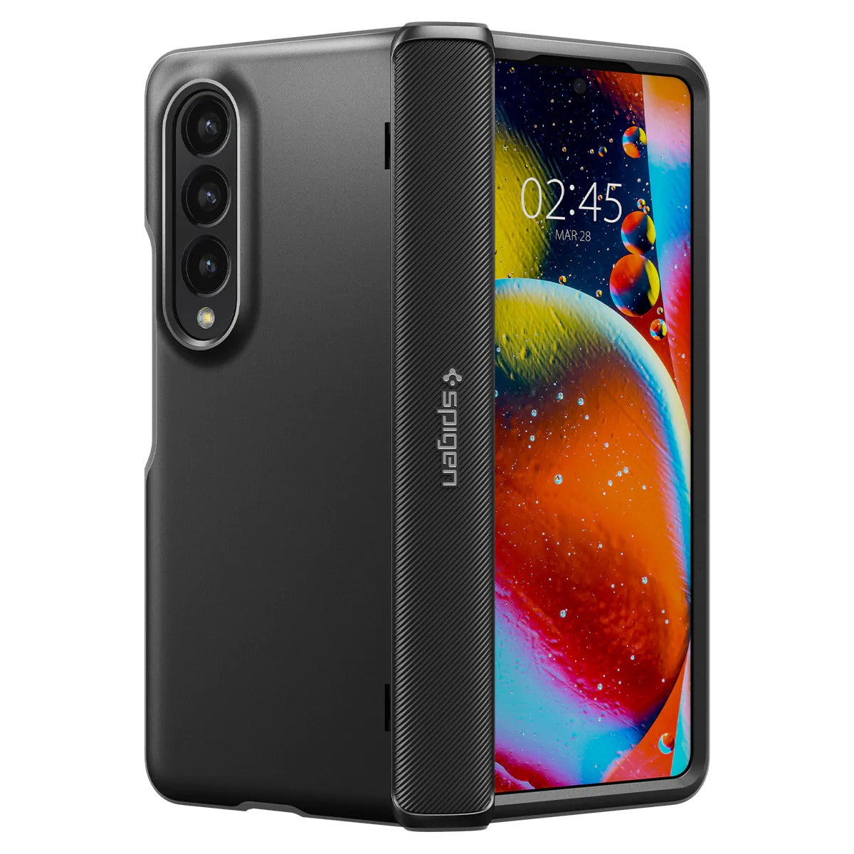 Spigen Slim Armor Pro, black - Samsung Galaxy Z Fold4