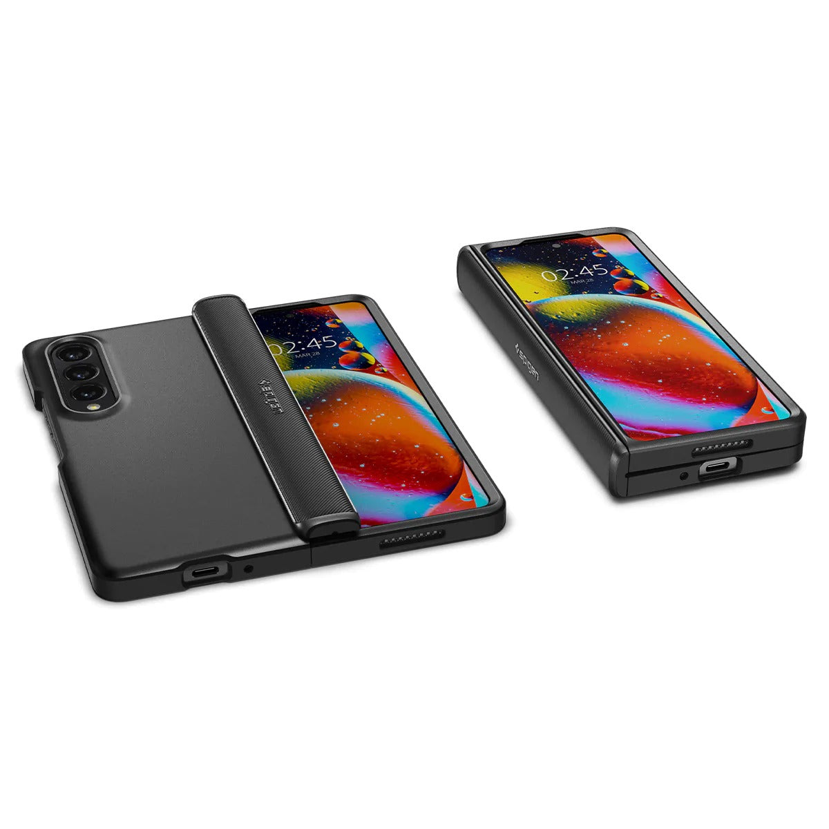Spigen Slim Armor Pro, black - Samsung Galaxy Z Fold4