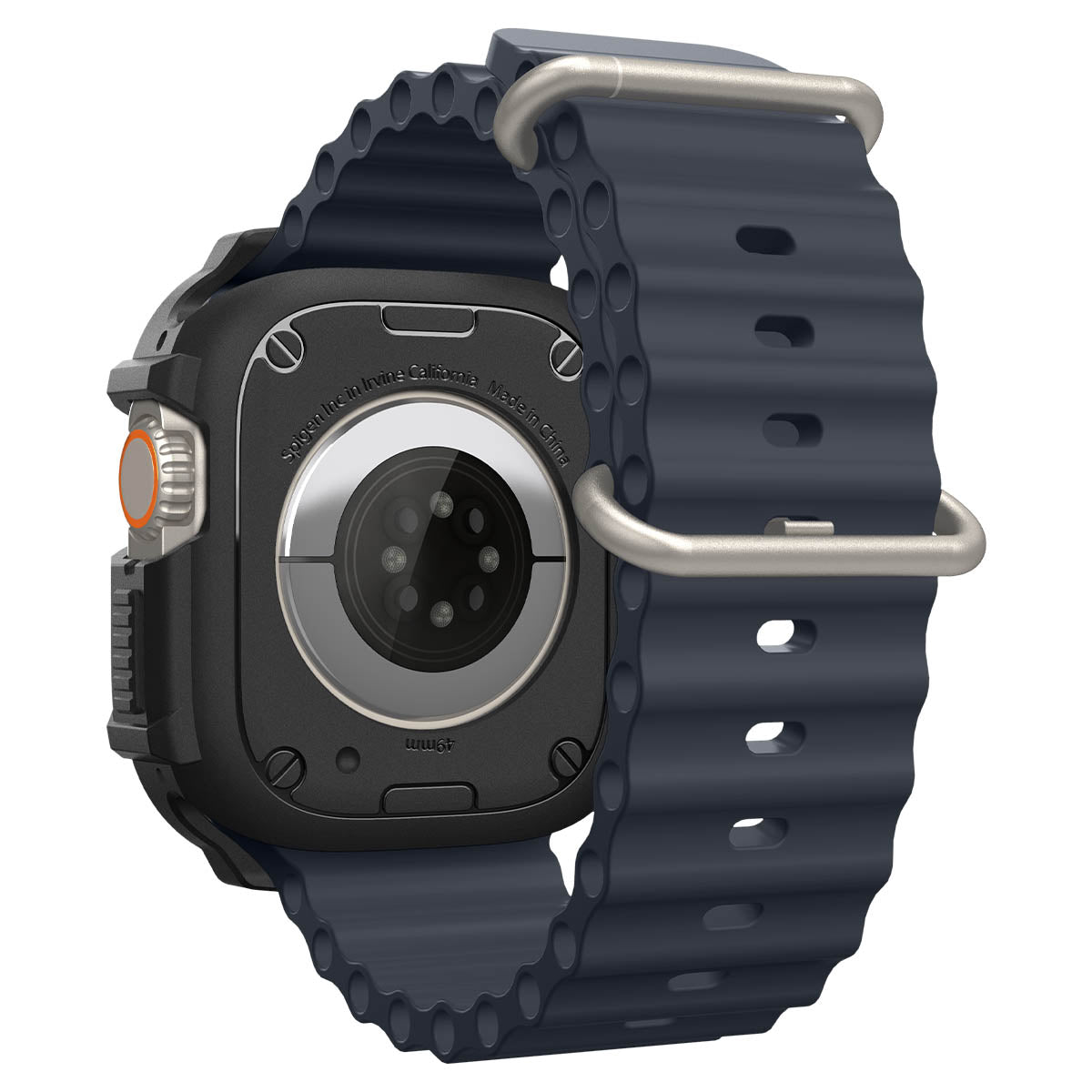 Spigen Rugged Armor, black - Apple Watch Ultra 2/Ultra 49mm