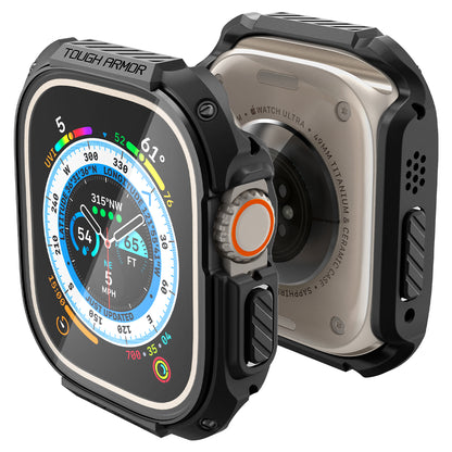Spigen Tough Armor, black - Apple Watch Ultra 2/Ultra 49mm