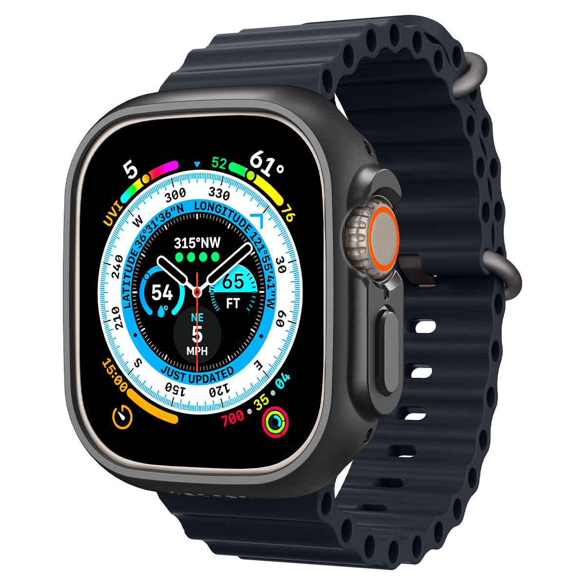 Spigen Thin Fit, black - Apple Watch Ultra 2/Ultra 49mm