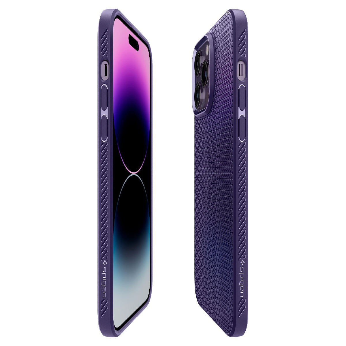 Spigen Liquid Air, deep purple - iPhone 14 Pro Max