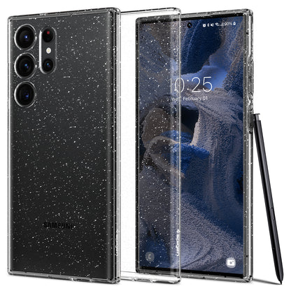 Spigen Liquid Crystal Glitter, clear - Samsung Galaxy S23 Ultra