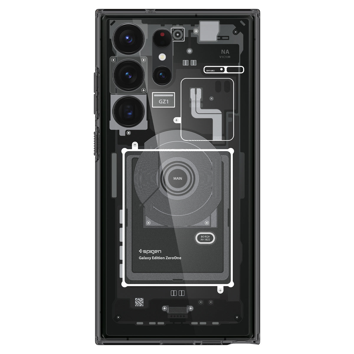 Spigen Ultra Hybrid, zero one - Samsung Galaxy S23 Ultra