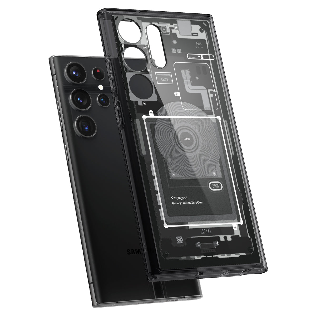 Spigen Ultra Hybrid, zero one - Samsung Galaxy S23 Ultra
