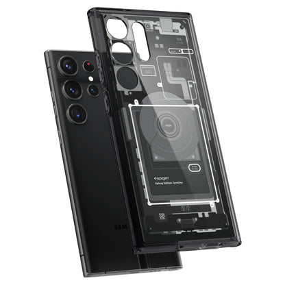Spigen Ultra Hybrid, zero one - Samsung Galaxy S23 Ultra