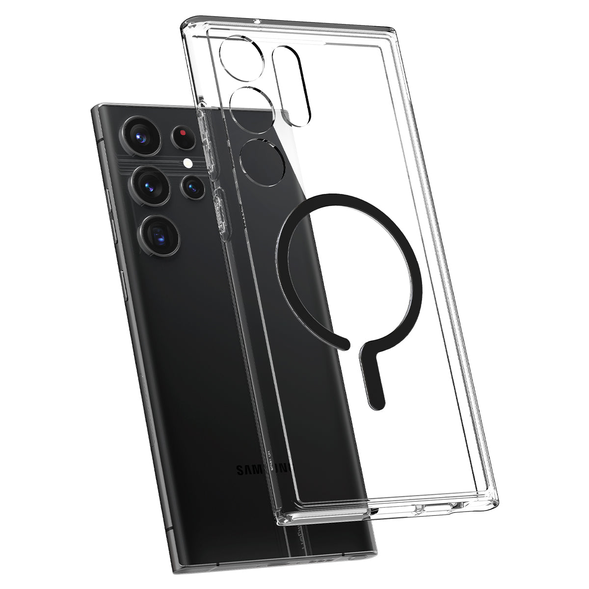 Spigen Ultra Hybrid OneTap MagSafe Ring, black - Samsung Galaxy S23 Ultra