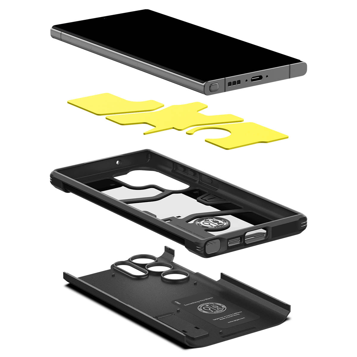 Spigen Tough Armor, black - Samsung Galaxy S23 Ultra
