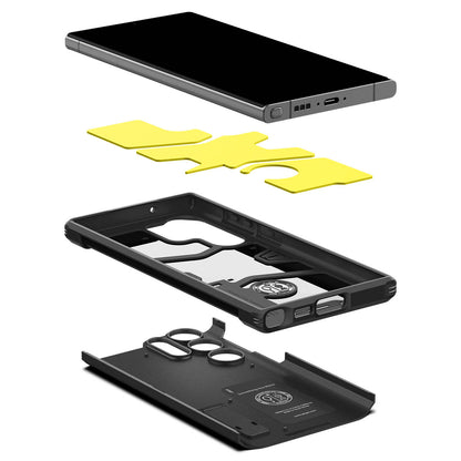 Spigen Tough Armor, black - Samsung Galaxy S23 Ultra