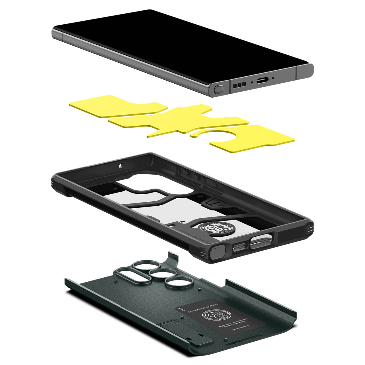 Spigen Tough Armor, green - Samsung Galaxy S23 Ultra