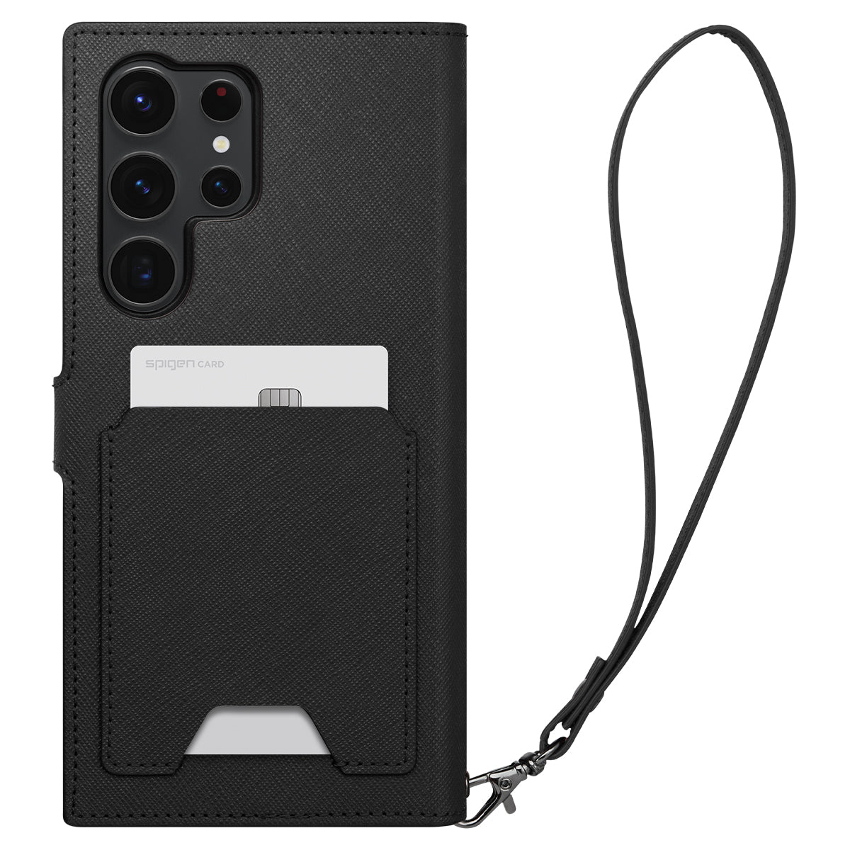 Spigen Wallet S Plus, black - Samsung Galaxy S23 Ultra