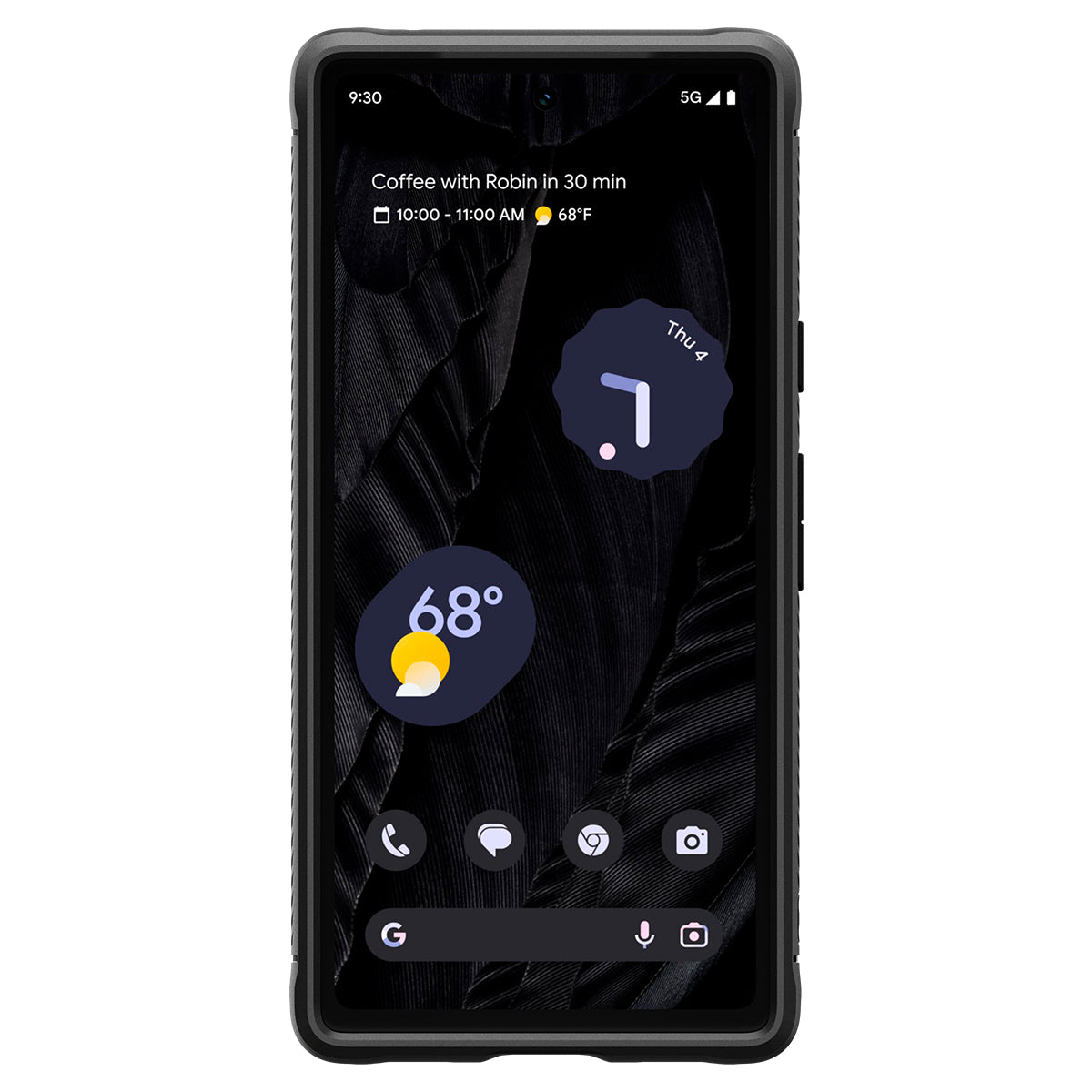Spigen Rugged Armor, black - Google Pixel 7a