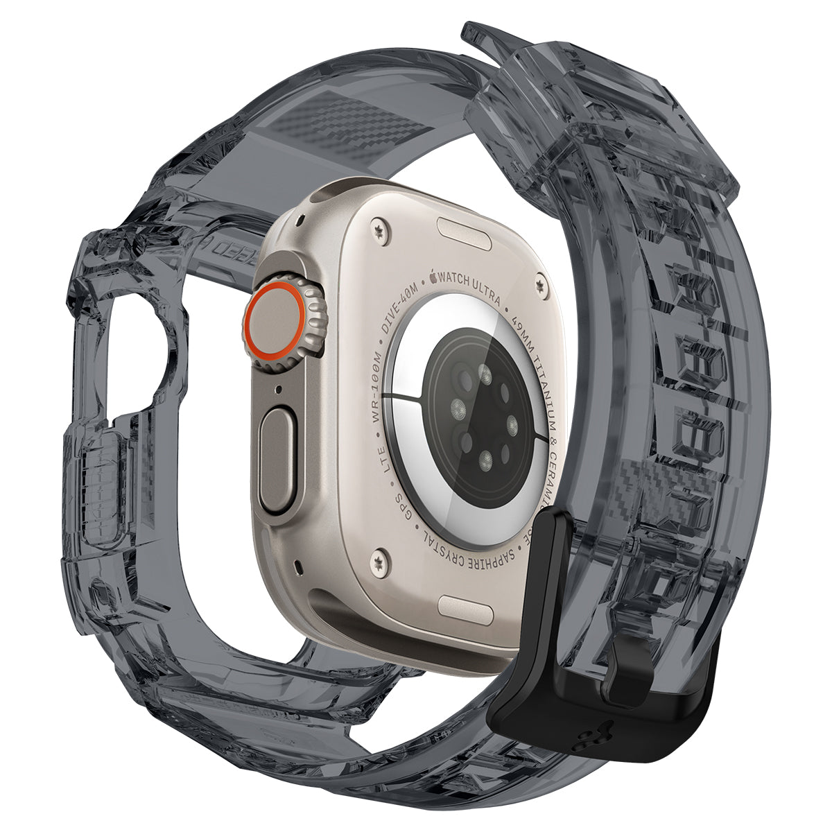 Spigen Rugged Armor Pro, space crystal - Apple Watch Ultra 2/Ultra 49mm