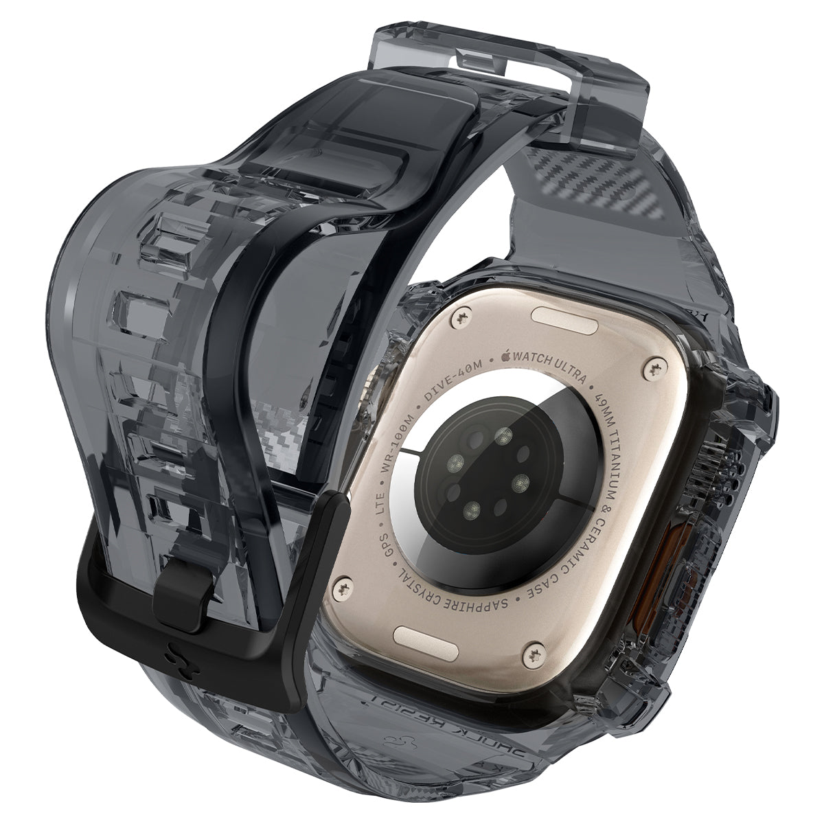 Spigen Rugged Armor Pro, space crystal - Apple Watch Ultra 2/Ultra 49mm