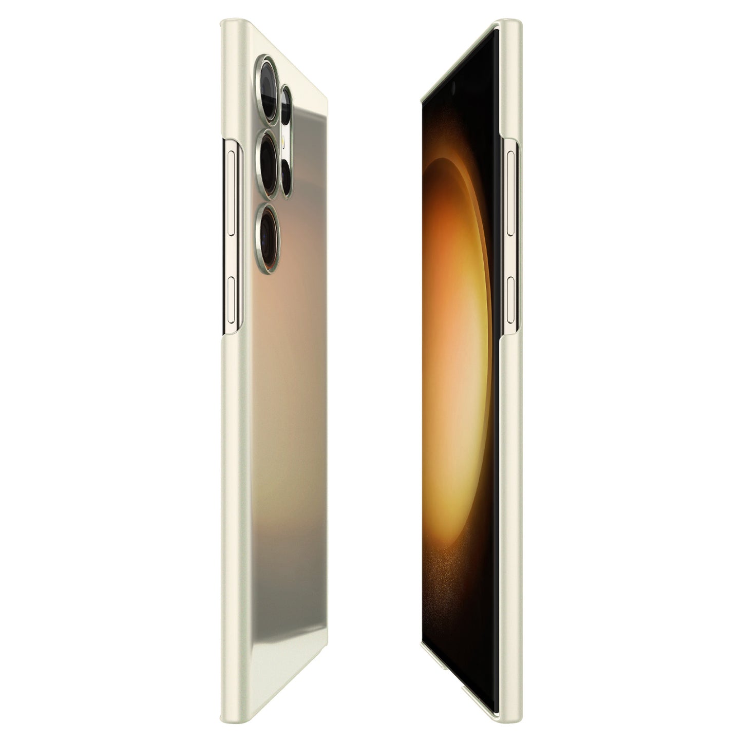 Spigen Air Skin, shiny cream - Samsung Galaxy S23 Ultra