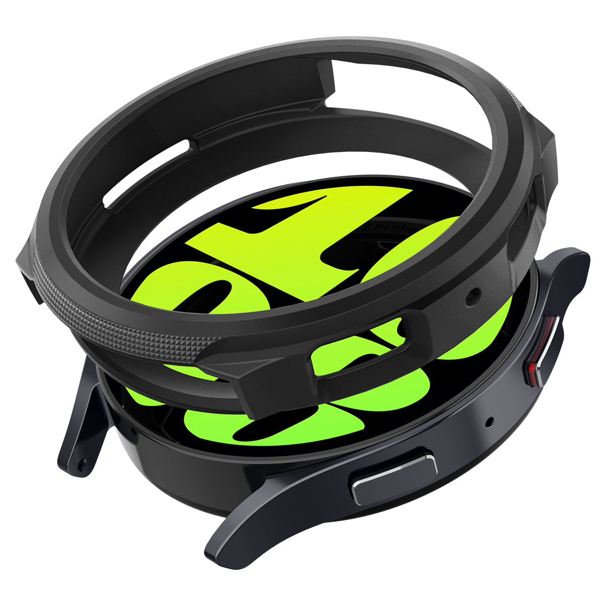Spigen Liquid Air, matte black - Samsung Galaxy Watch6 44mm