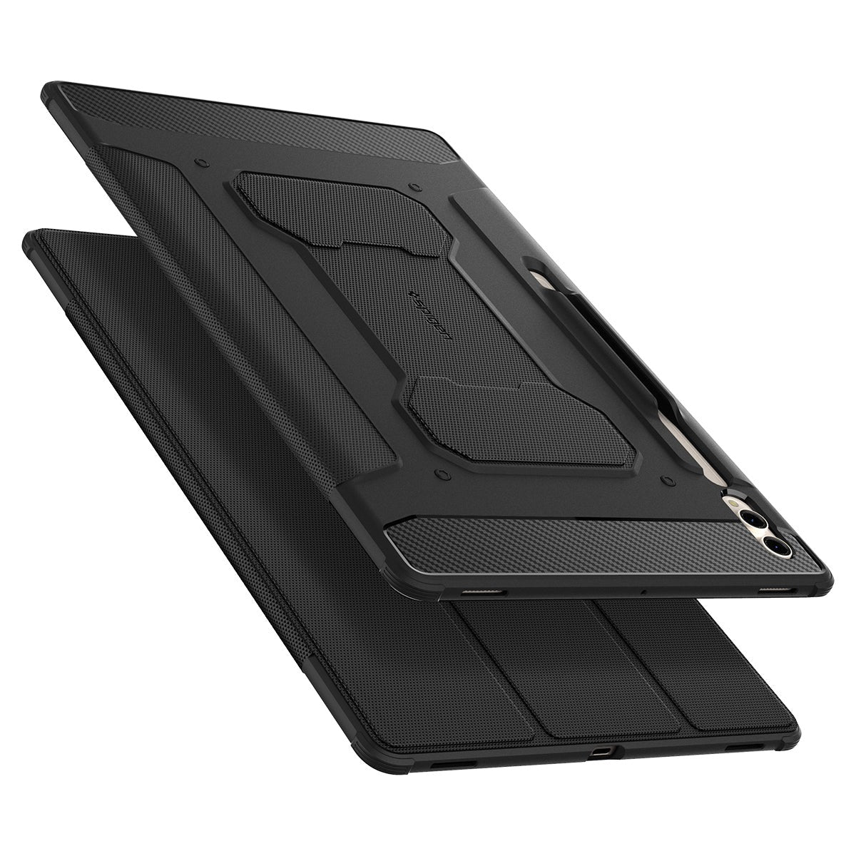 Spigen Rugged Armor Pro, black - Samsung Galaxy Tab S9 Ultra/Tab S8 Ultra