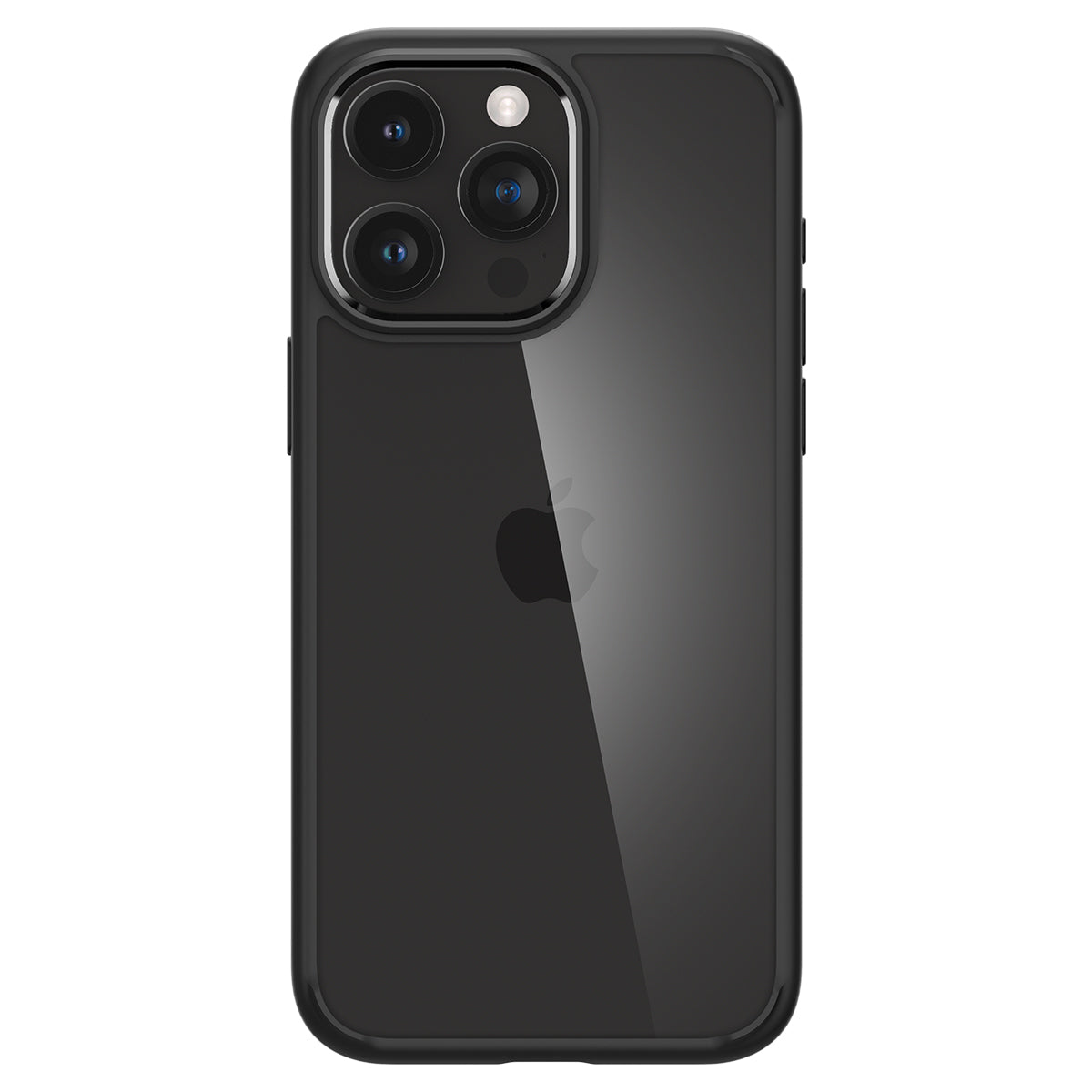 Spigen Ultra Hybrid, matte black - iPhone 15 Pro Max