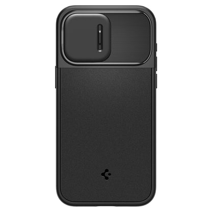 Spigen Optik Armor MagSafe, black - iPhone 15 Pro Max