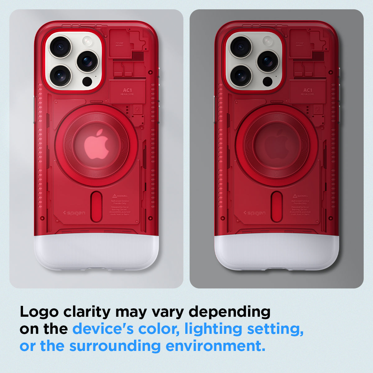 Spigen Classic C1 MagSafe, ruby - iPhone 15 Pro Max
