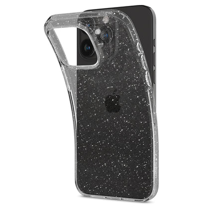Spigen Liquid Crystal Glitter, crystal quartz - iPhone 15 Pro