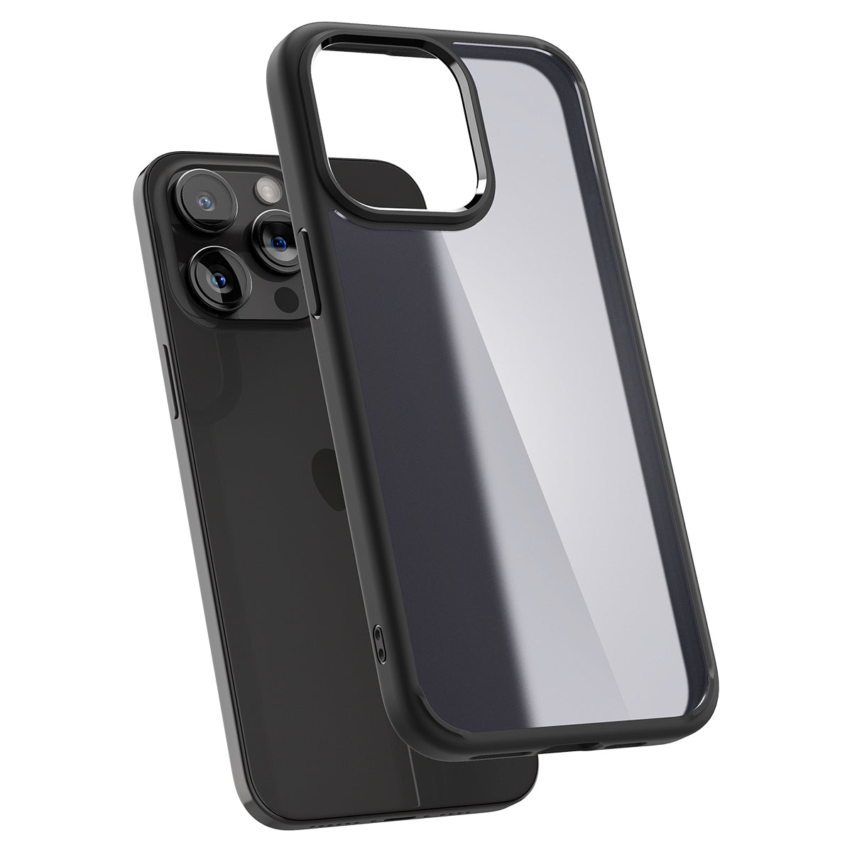Spigen Ultra Hybrid, frost black - iPhone 15 Pro