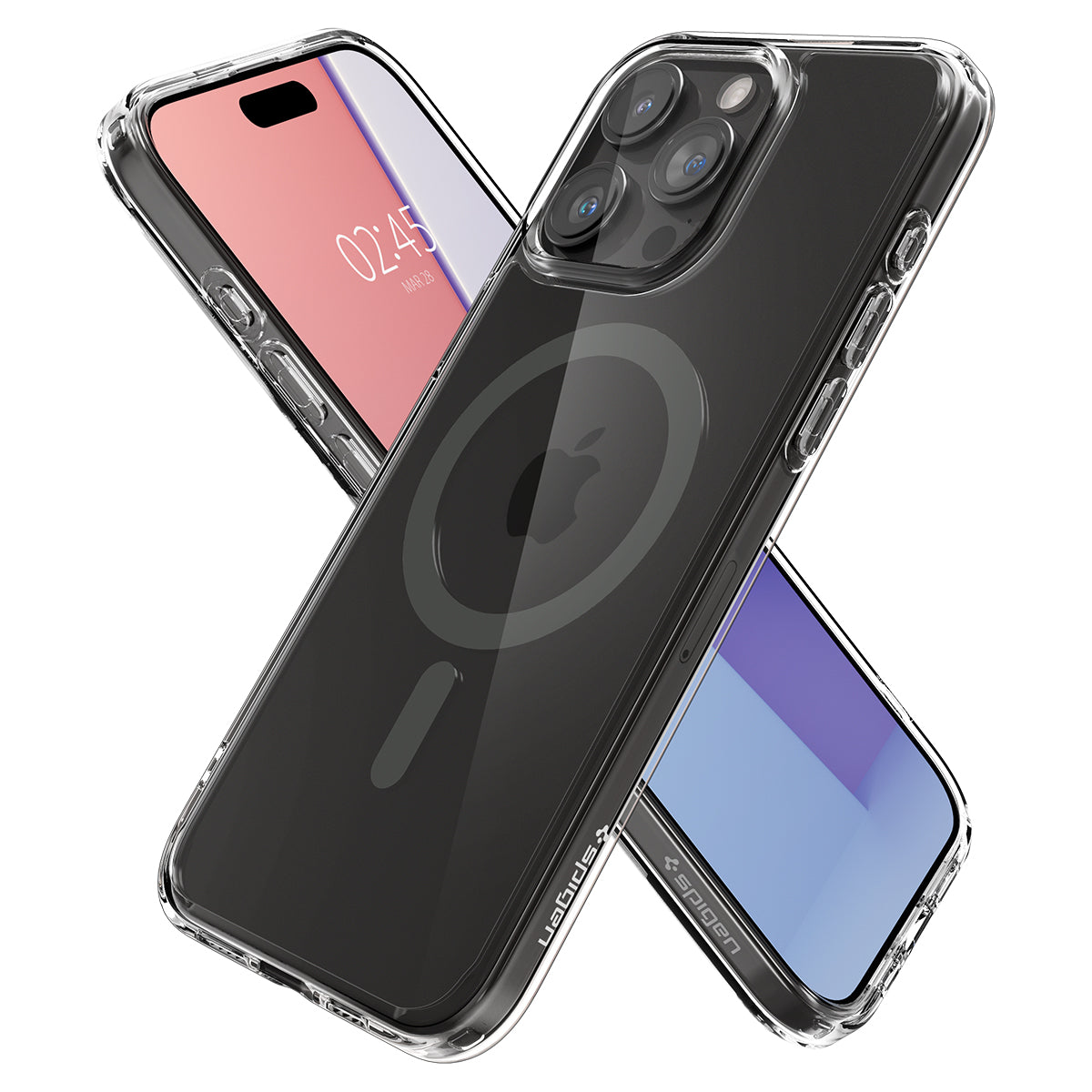Spigen Ultra Hybrid MagSafe, graphite - iPhone 15 Pro