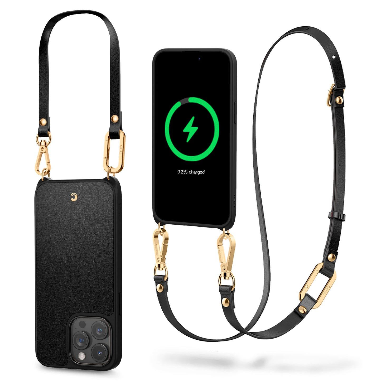Spigen Cyrill Classic Charm MagSafe, black - iPhone 15 Pro
