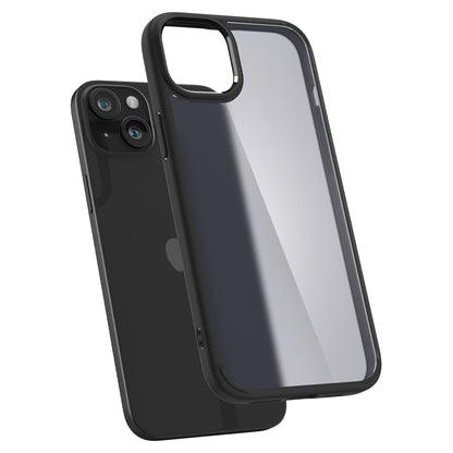 Spigen Ultra Hybrid, frost black - iPhone 15