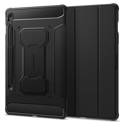 Spigen Rugged Armor Pro, black - Samsung Galaxy Tab S9 FE 2023