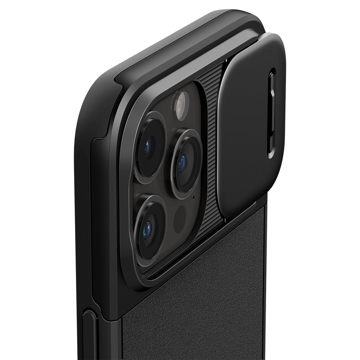 Spigen Optik Armor MagSafe, black - iPhone 15 Pro