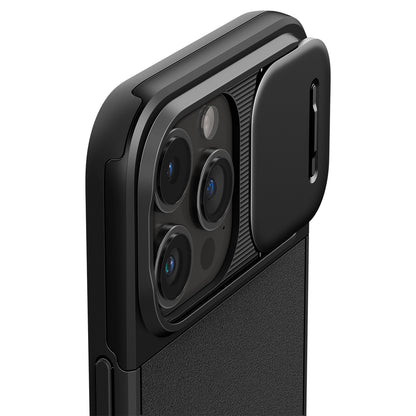 Spigen Optik Armor MagSafe, black - iPhone 15 Pro