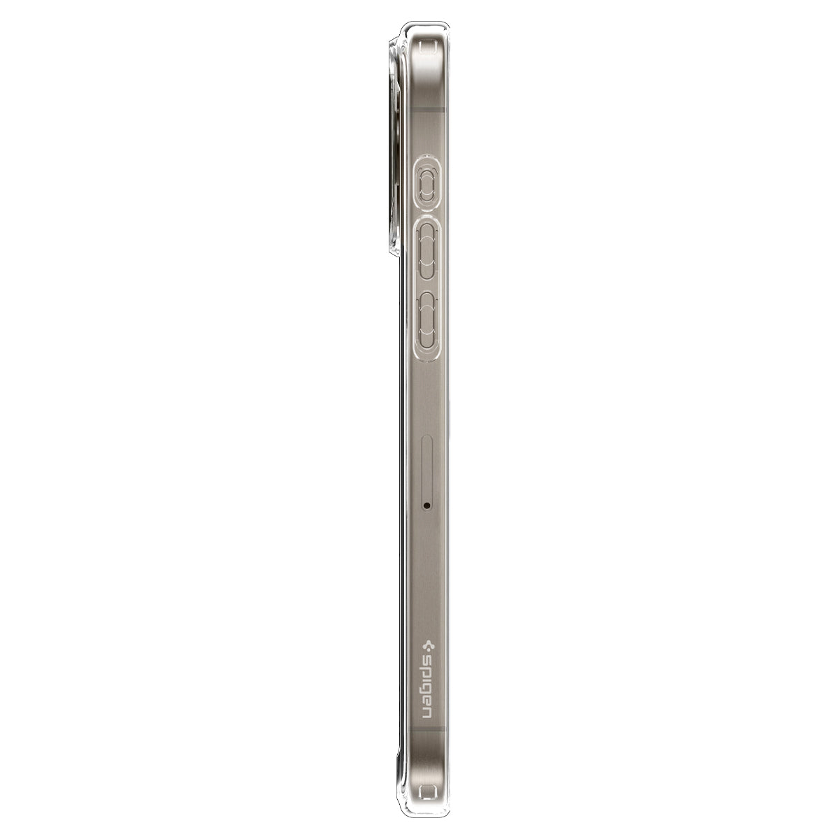 Spigen Ultra Hybrid MagSafe, zero one natural titanium - iPhone 15 Pro Max