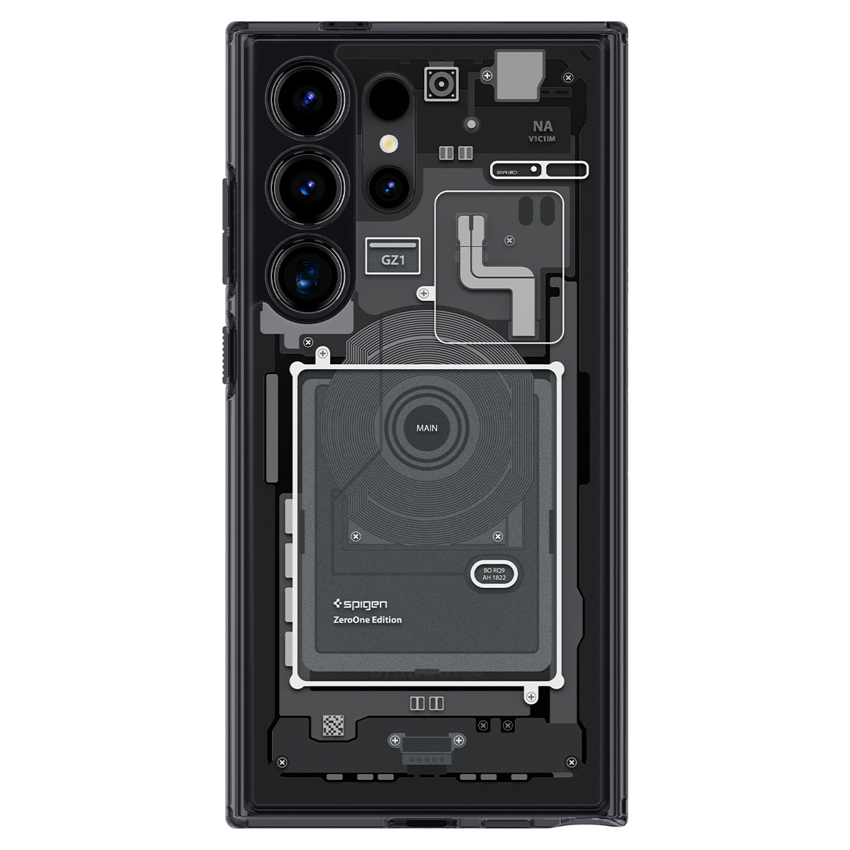 Spigen Ultra Hybrid, zero one - Samsung Galaxy S24 Ultra