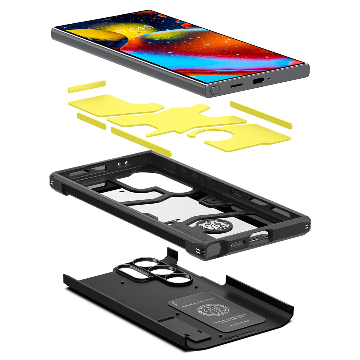 Spigen Tough Armor, black - Samsung Galaxy S24 Ultra