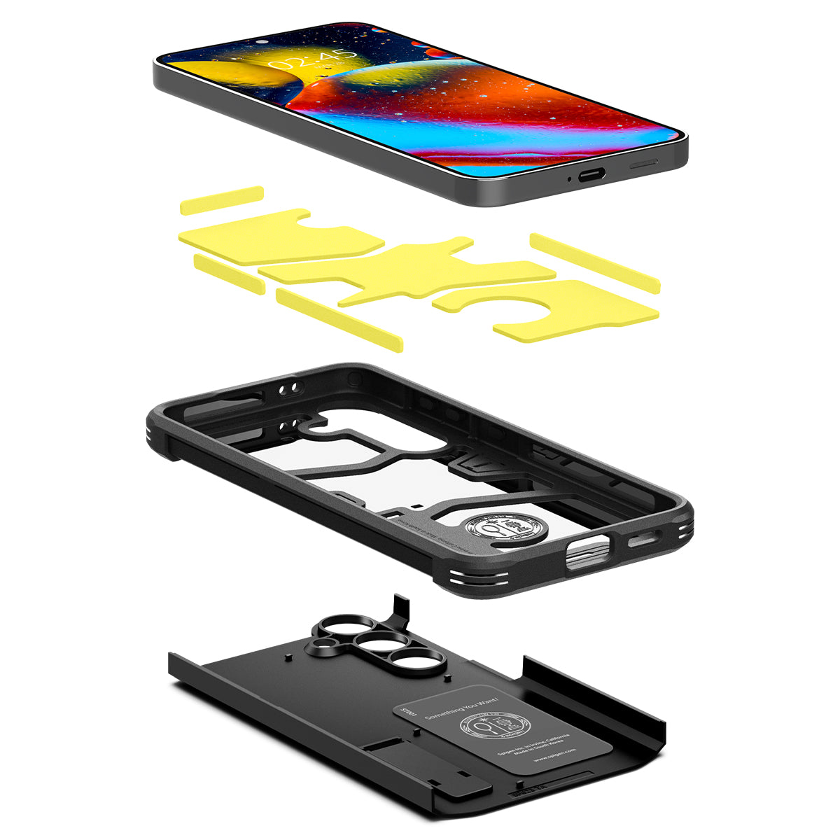 Spigen Tough Armor, black - Samsung Galaxy S24+