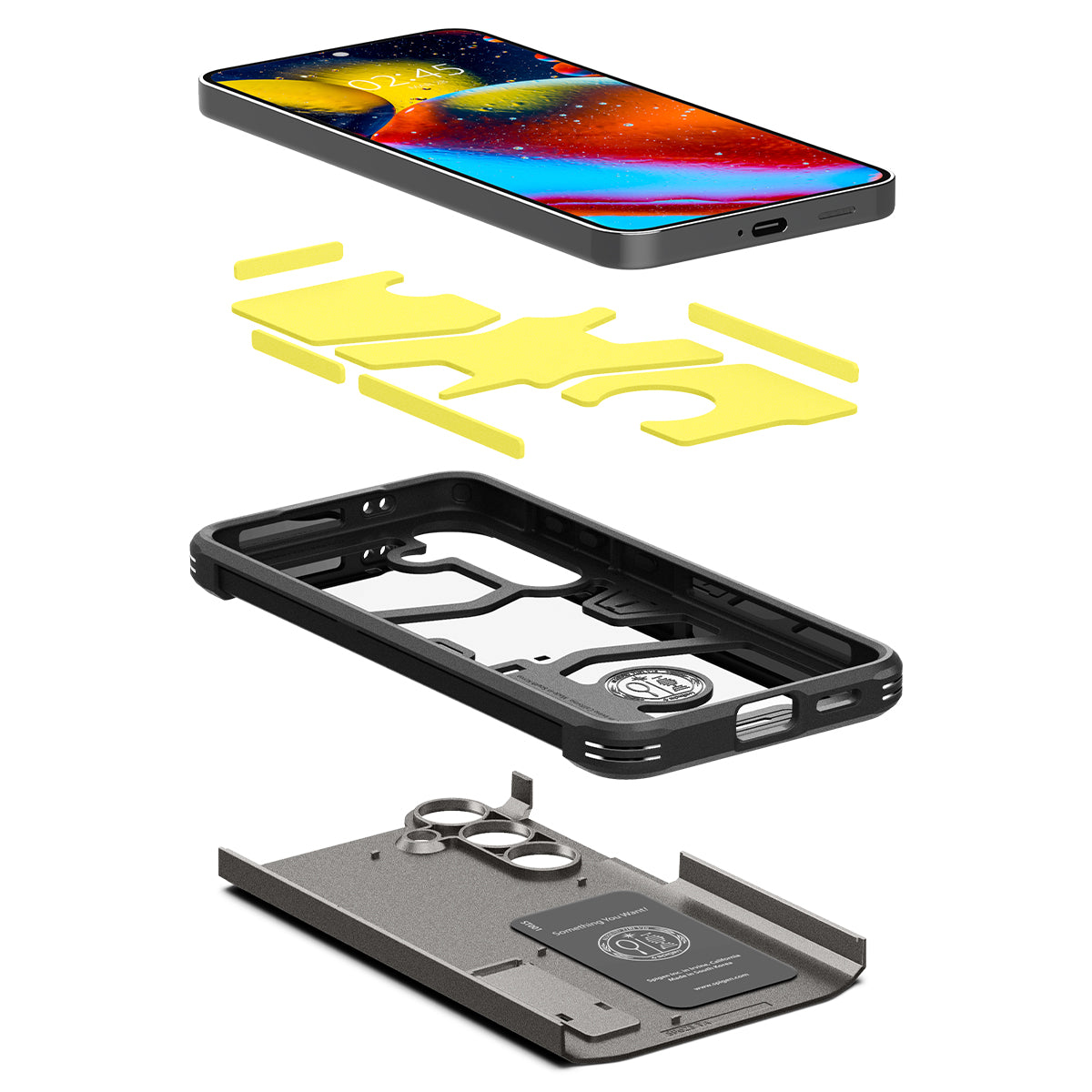 Spigen Tough Armor, gunmetal - Samsung Galaxy S24+