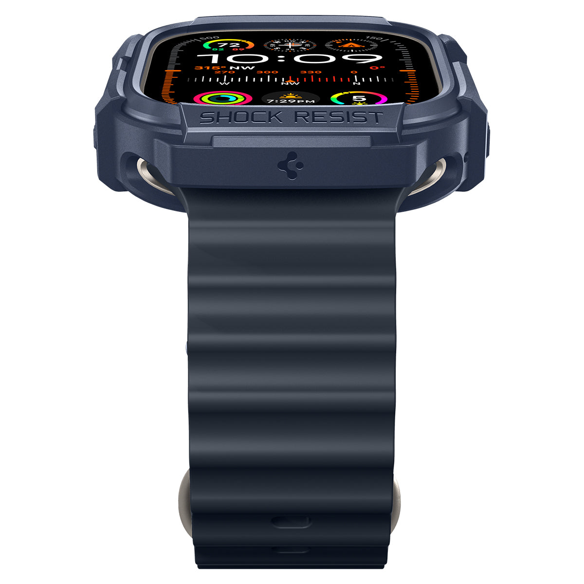 Spigen Rugged Armor, navy blue - Apple Watch Ultra 2/1 49mm