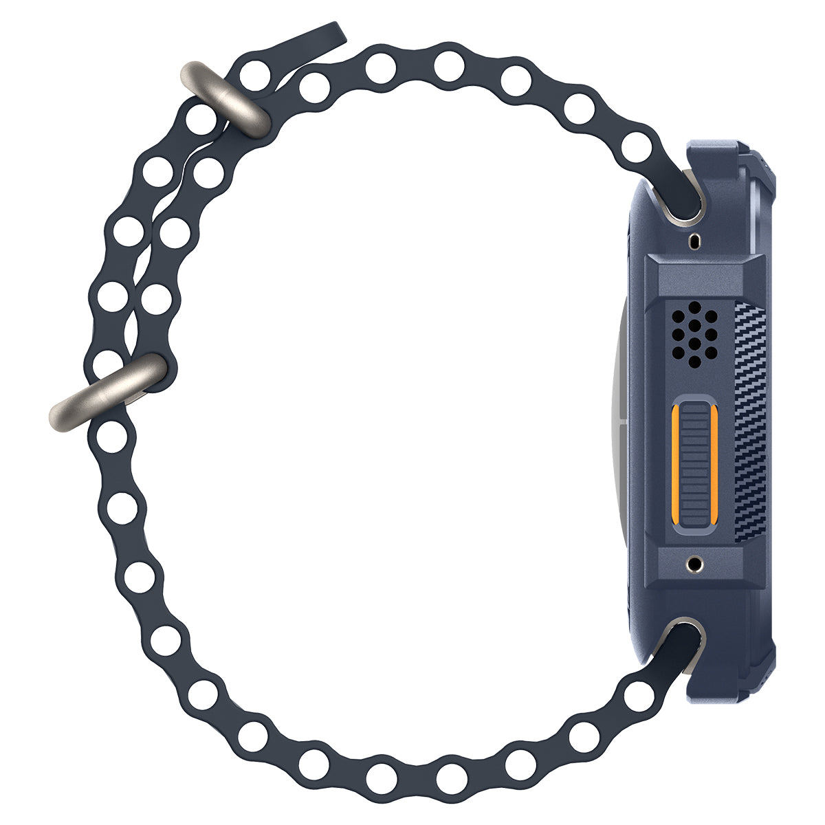 Spigen Rugged Armor, navy blue - Apple Watch Ultra 2/1 49mm