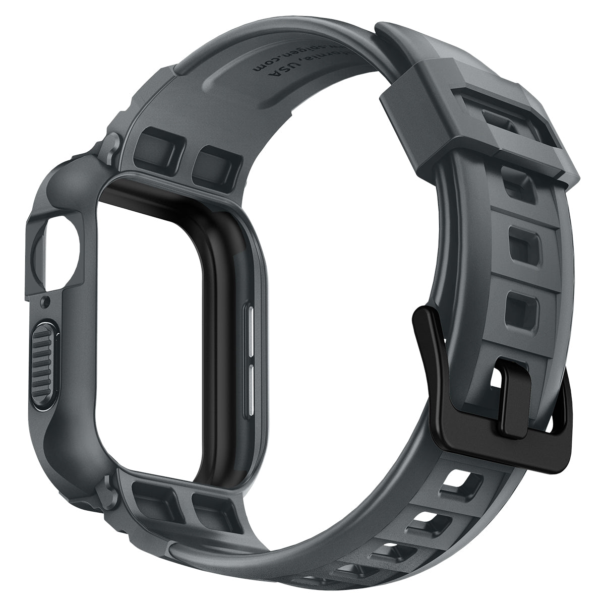 Spigen Rugged Armor Pro, dark gray - Apple Watch 45mm/44mm