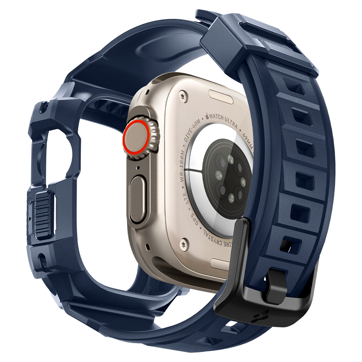 Spigen Rugged Armor Pro, navy blue - Apple Watch Ultra 2/1 49mm