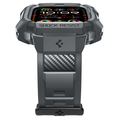 Spigen Rugged Armor Pro, dark gray - Apple Watch Ultra 2/1 49mm